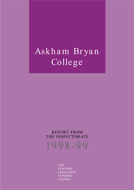 Askham Bryan College