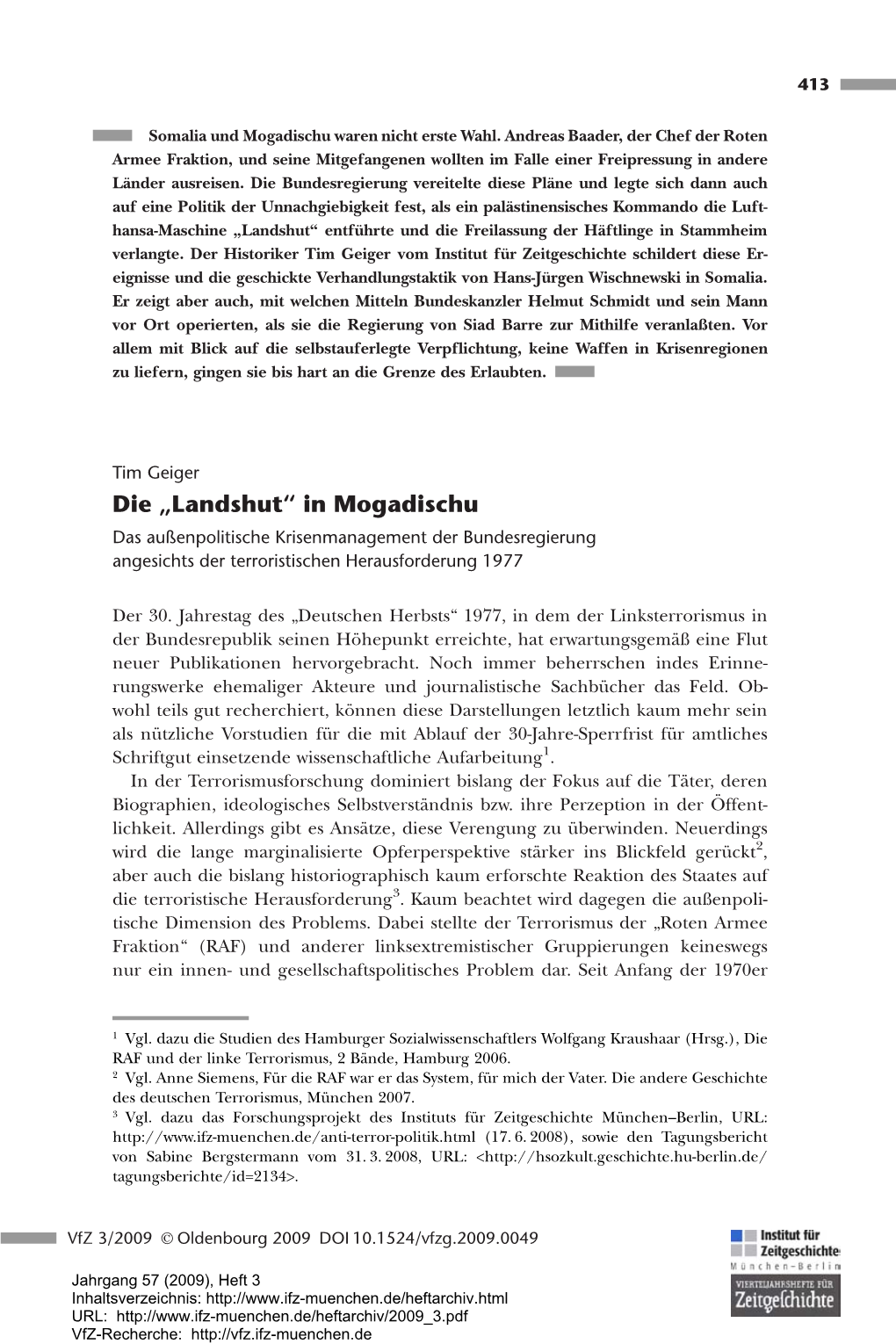 Landshut“ Entführte Und Die Freilassung Der Häftlinge in Stammheim Verlangte