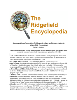 Ridgefield Encyclopedia