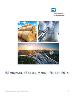 E2 Advanced Biofuel Market Report 2014