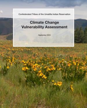 Climate Change Vulnerability Assessment