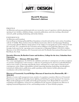 David Houston Resume Edited