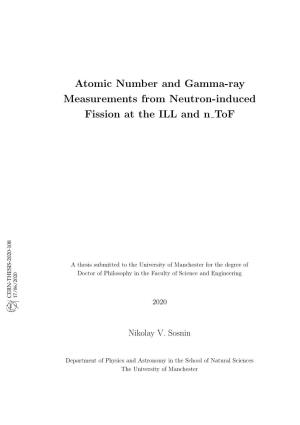 Atomic Number and Gamma-Ray Measurements from Neutron