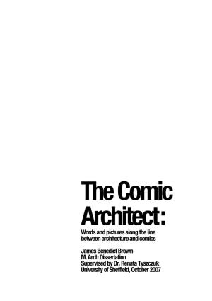 Words and Pictures Along the Line Between Architecture and Comics James Benedict Brown M
