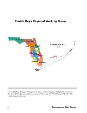 Florida Keys Regional Working Group