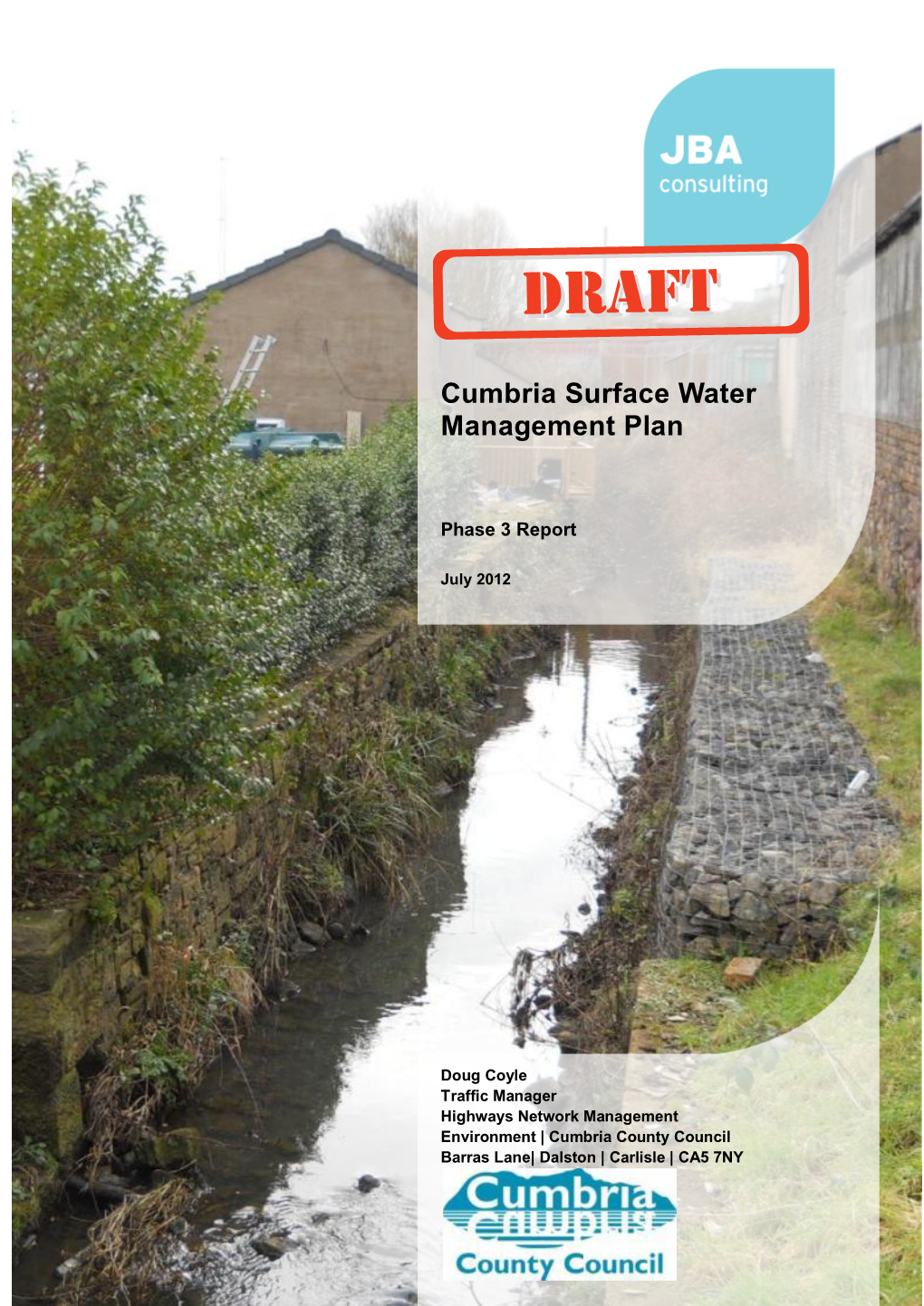 Cumbria Surface Water Management Plan