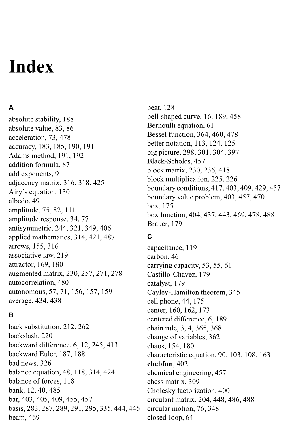 Differential Equations and Linear Algebra