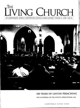 100 Years of Lenten Preaching