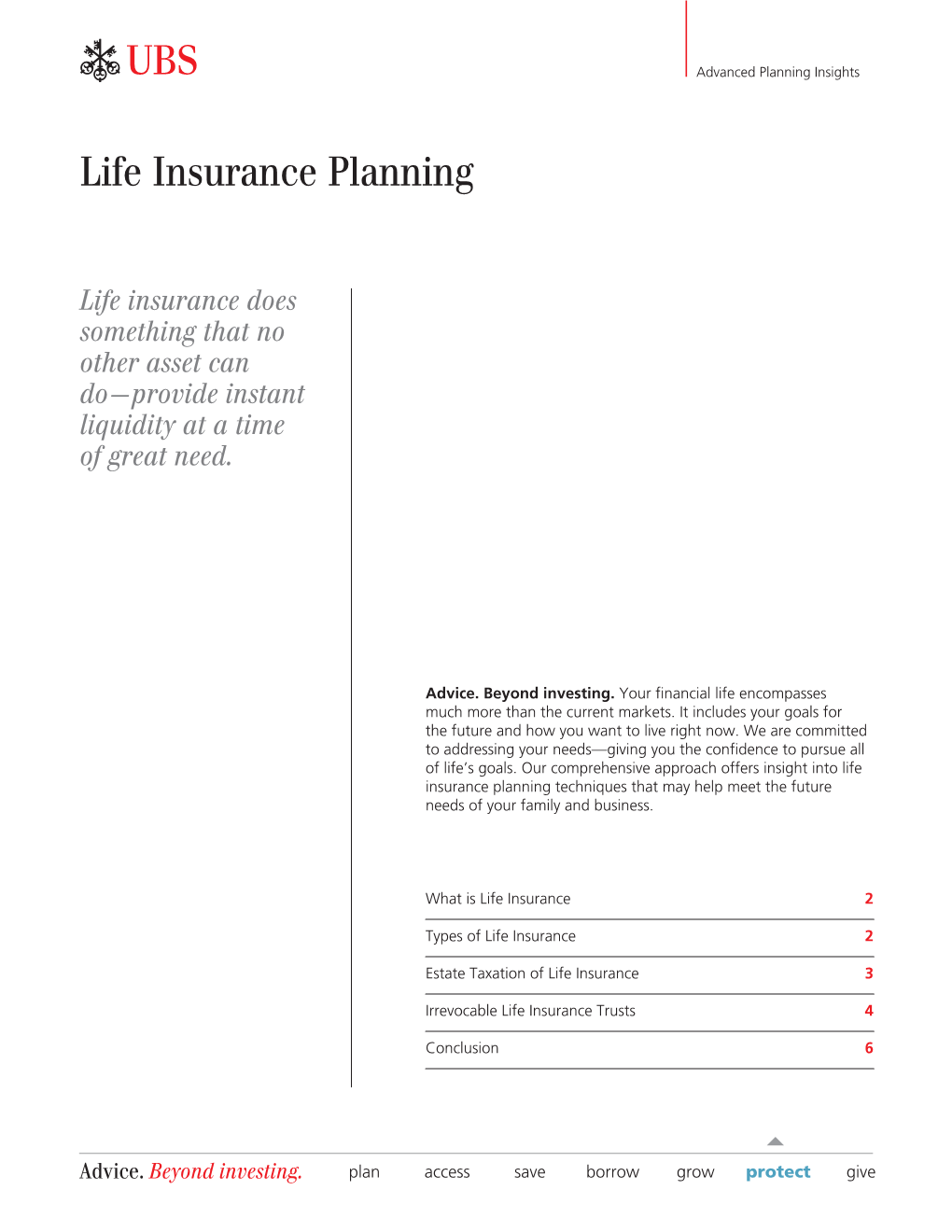 Life Insurance Planning