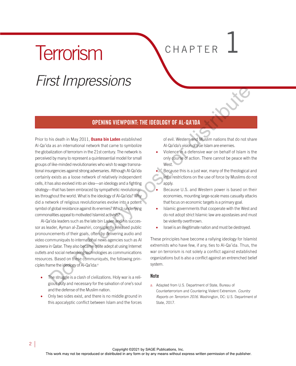 Terrorism: First Impressions 3
