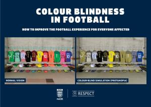 Colour Blindness in Football FA/UEFA Guidance Booklet