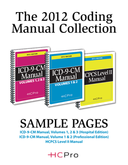 The 2012 Coding Manual Collection