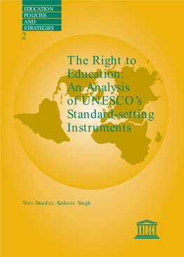 An Analysis of UNESCO's Standard-Setting Instruments