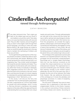 Cinderella-Aschenputtel Viewed Through Anthroposophy