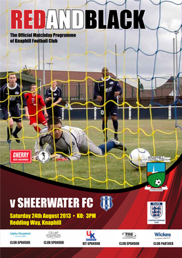 Redandblack the Official Matchday Programme of Knaphill Football Club
