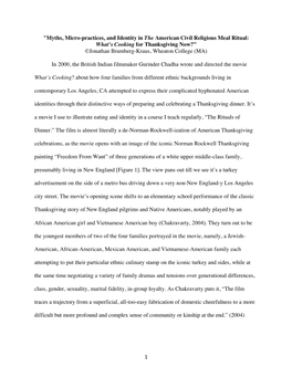 AAR Thanksgiving Paper JBK Draft4