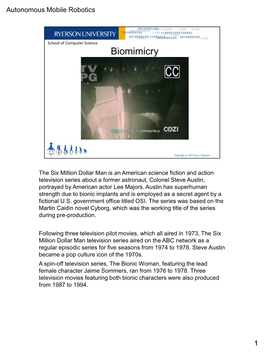 Sensors in the Natural World