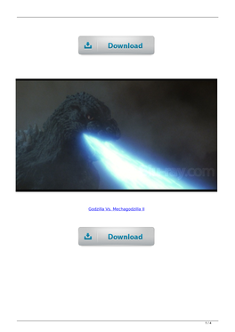 Godzilla Vs Mechagodzilla II Sub Download