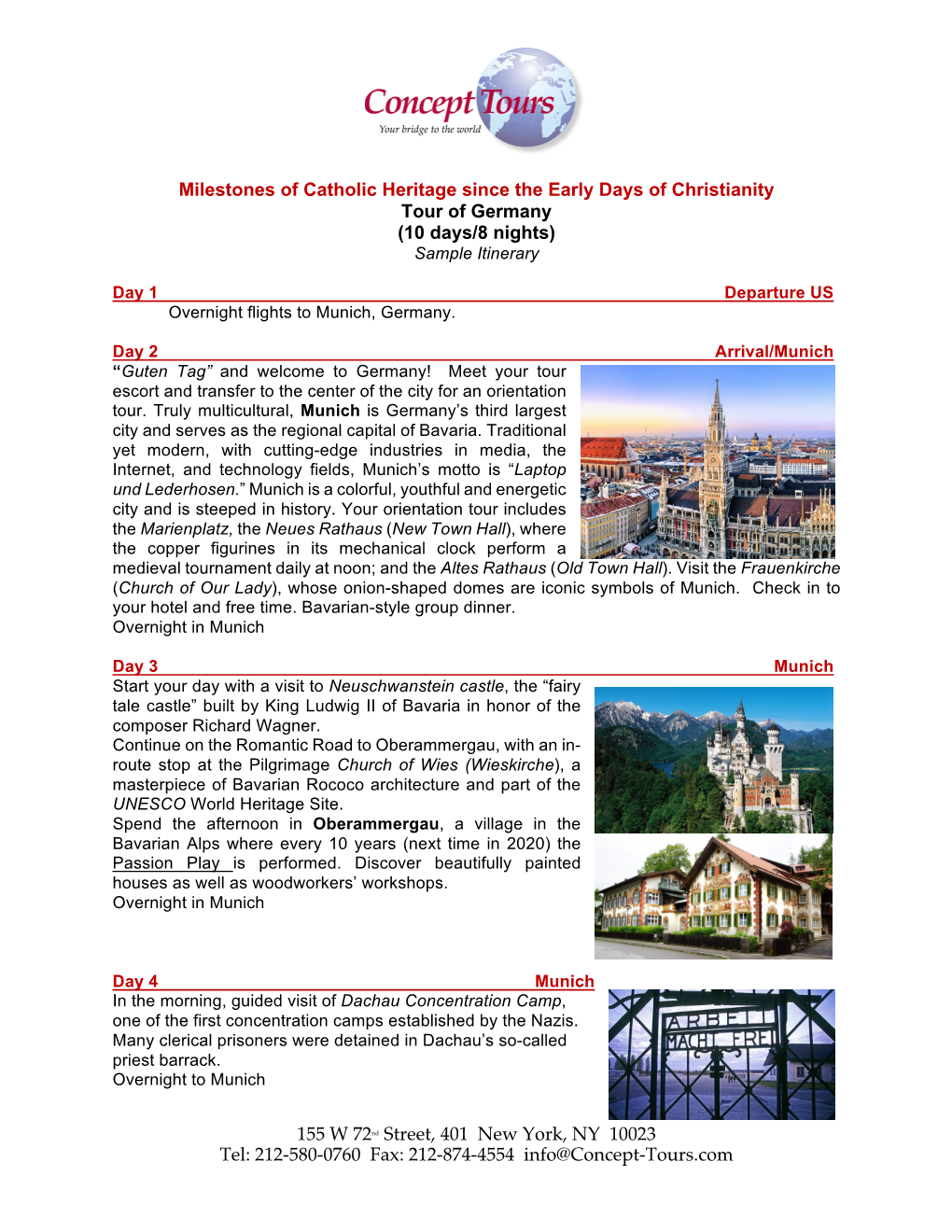 Catholic Heritage Tour Germany