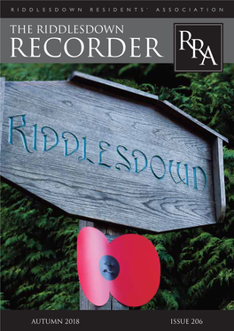 Riddlesdown Recorder – Autumn 2018