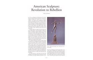 American Sculpture: Revolution to Rebellion
