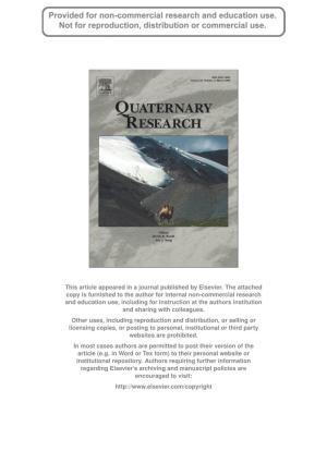 Relative Sea Level History, Isostasy, and Glacial History in Icy Strait