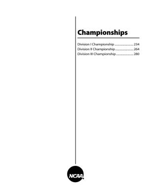 2008-09 NCAA Men's Basketball Records (Championships)