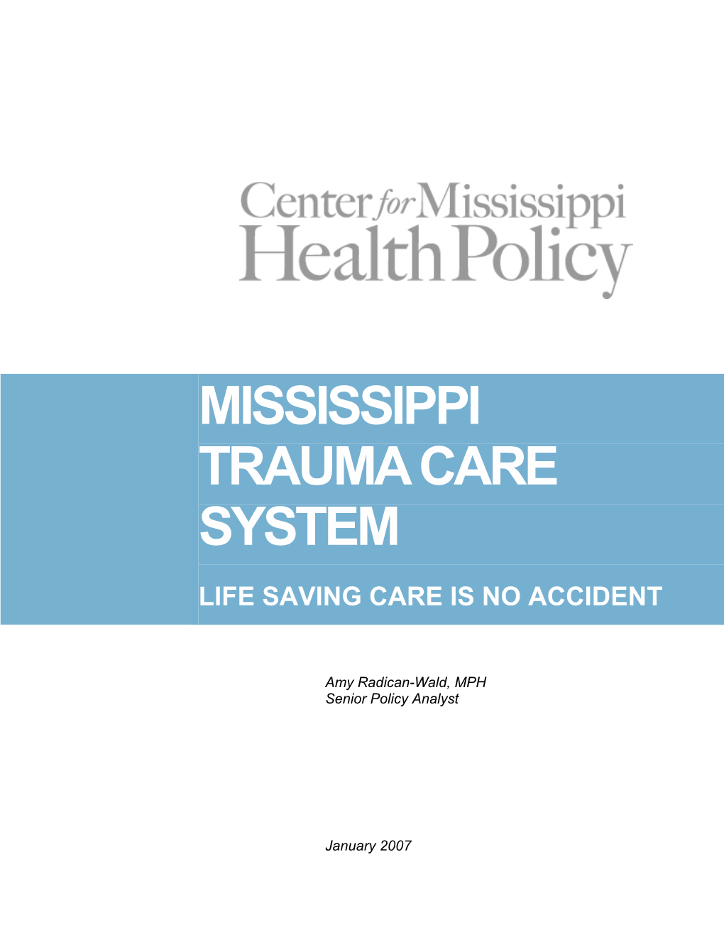 Mississippi Trauma Care