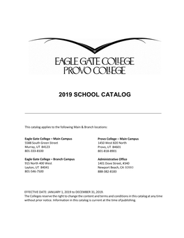 Eagle Gate College Group