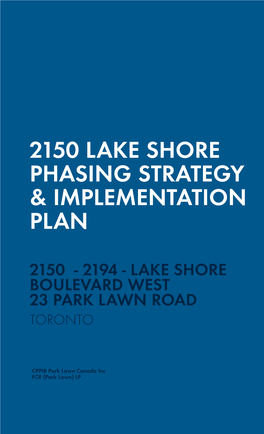 2150 Lake Shore Phasing Strategy & Implementation