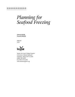 Planning for Seafood Freezing