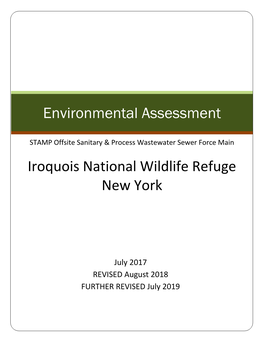 Environmental Assessment Iroquois National Wildlife Refuge New York