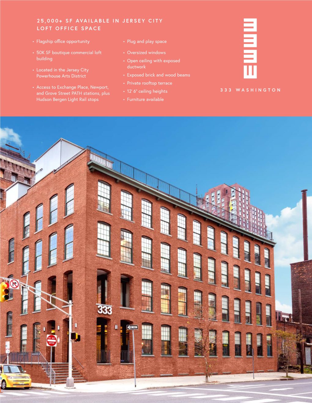 25,000+ Sf Available in Jersey City Loft Office Space