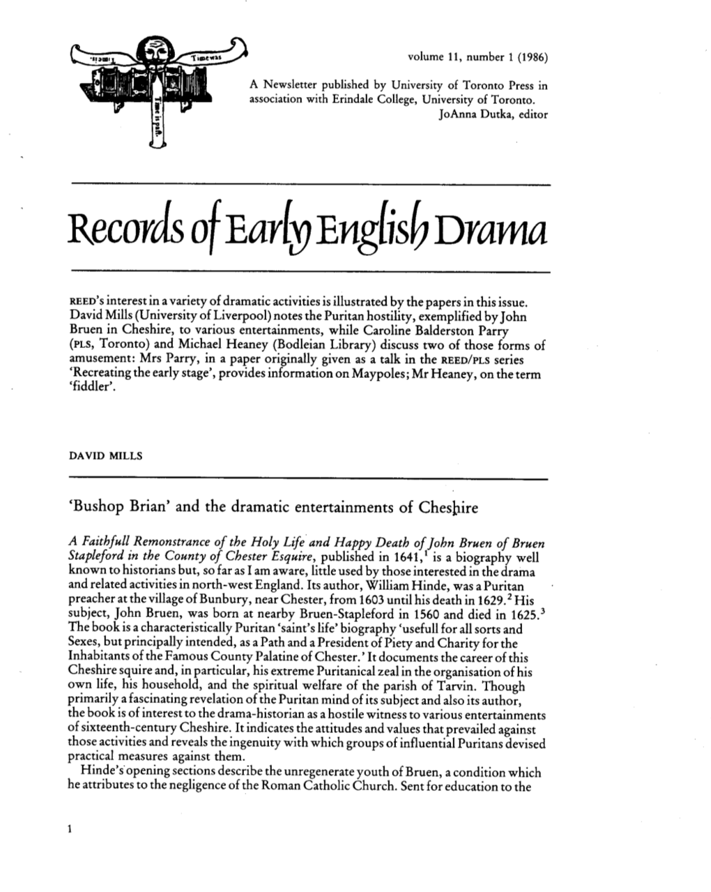 Records Ofeayl~Q English Dan'iay