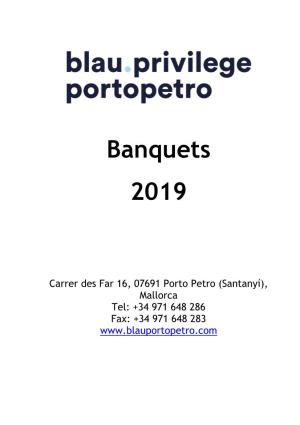 Banquets 2019