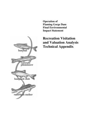 Recreation Visitation and Valuation Analysis Technical Appendix