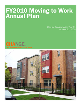 FY2010 Moving to Work Annual Plan