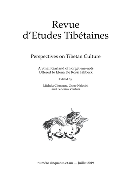 Revue D'etudes Tibétaines
