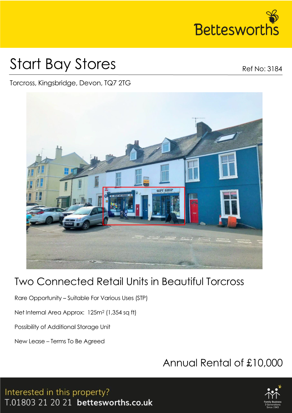 Start Bay Stores Ref No: 3184