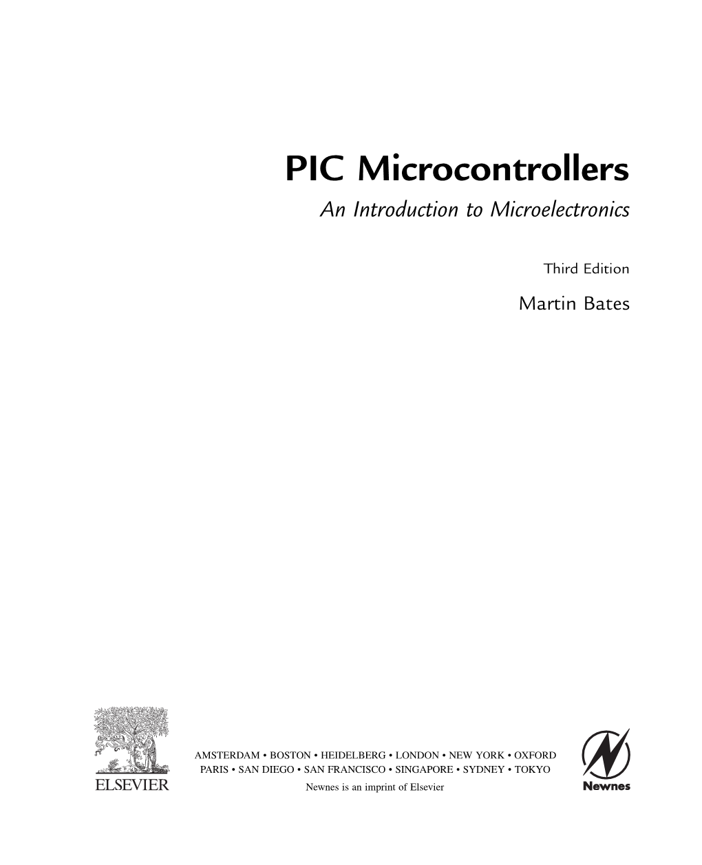 PIC Microcontrollers an Introduction to Microelectronics