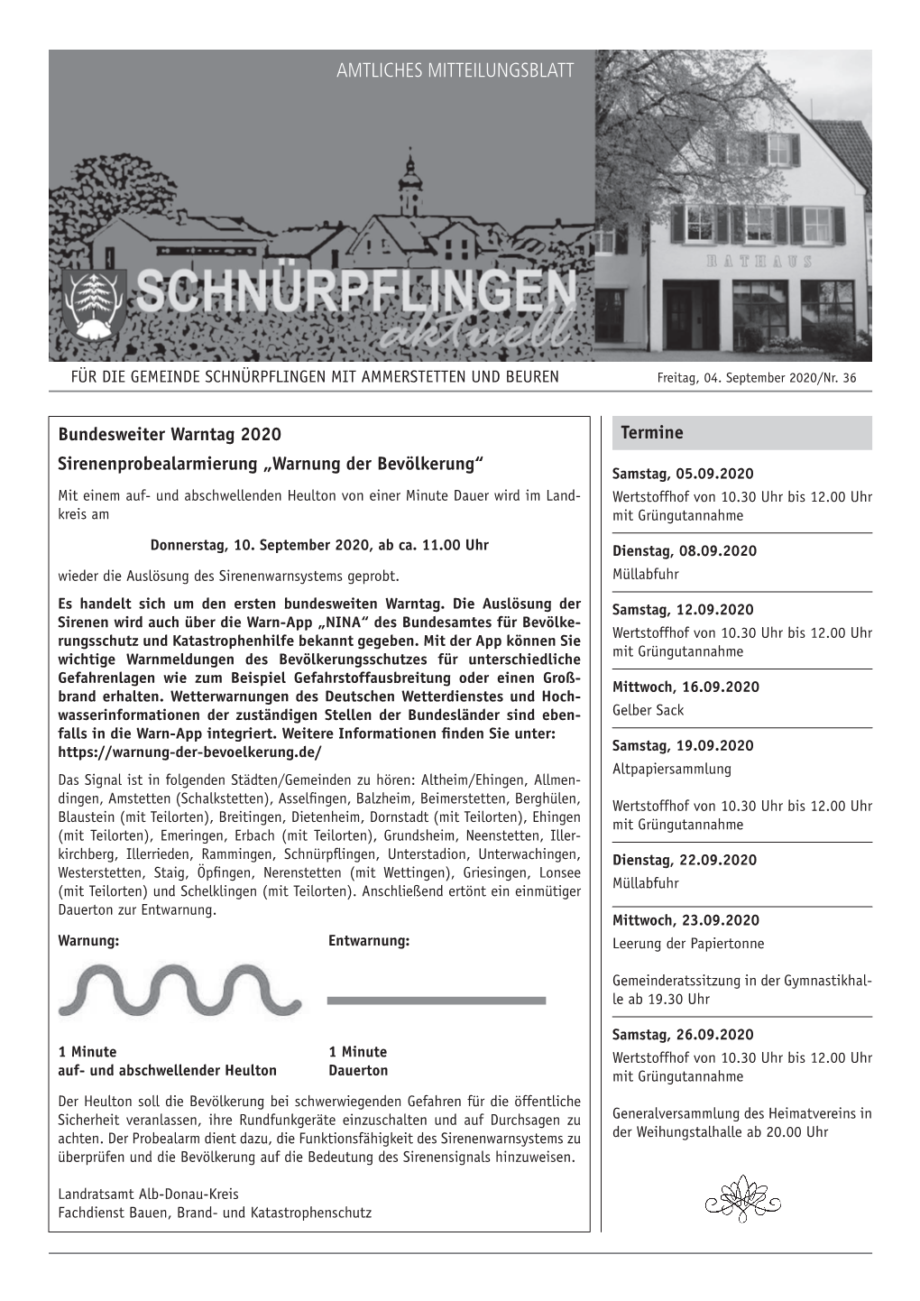 Amtliches Mitteilungsblatt