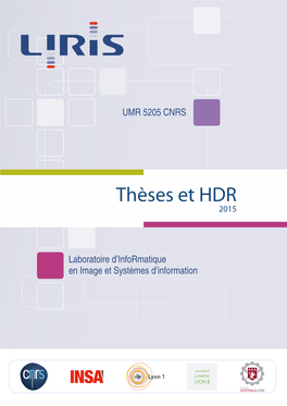 Thèses Et HDR 2015