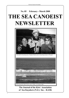 The Sea Canoeist Newsletter