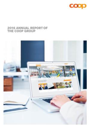 2016 ANNUAL REPORT of the COOP GROUP 2016 Annual Report of the Coop Group