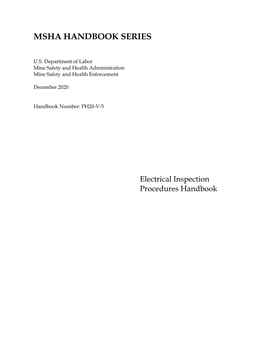 Electrical Inspection Procedures Handbook