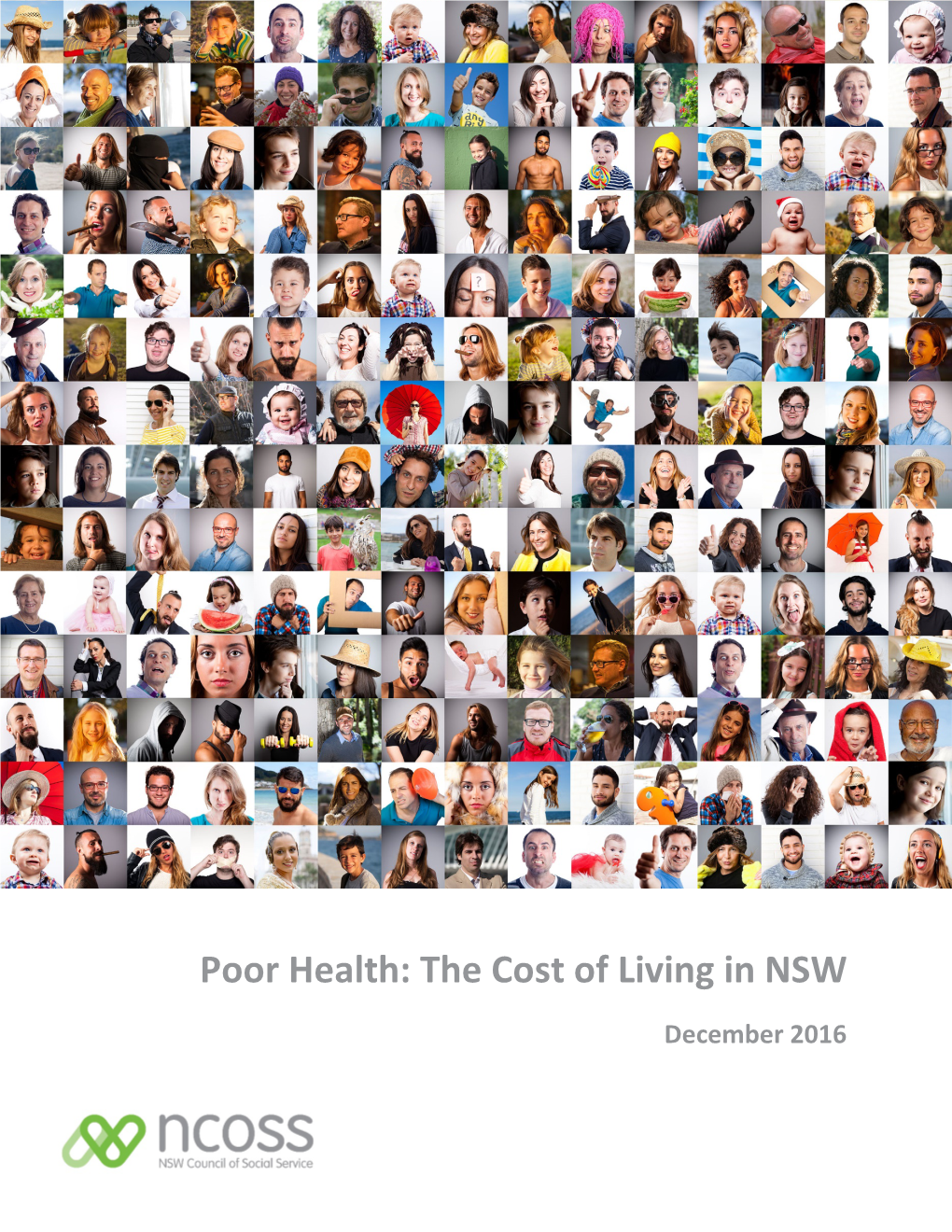 Poor Health: the Cost of Living in NSW