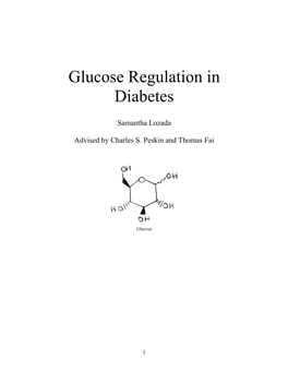 Glucose Regulation in Diabetes