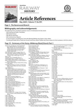 Article References