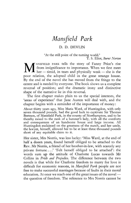 Mansfield Park