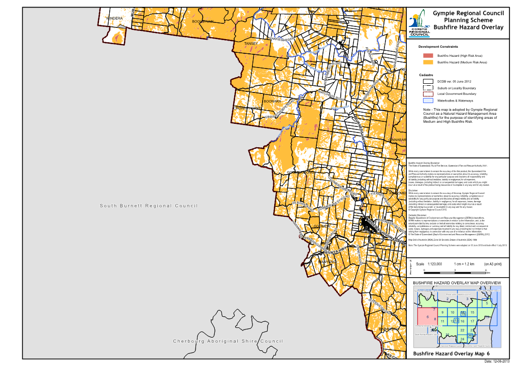 Gympie Regional Council Planning Scheme Bushfire Hazard Overlay